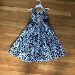 Black and white dress